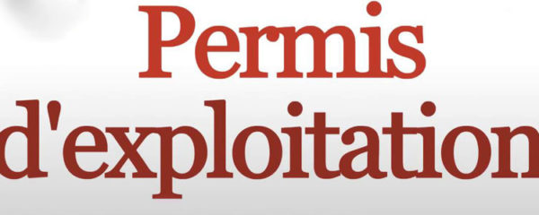 permis d'exploitation